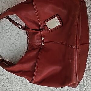 Tignanello Red Leather Purse, Bag